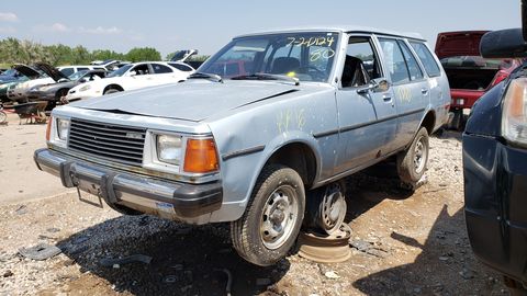 1980 mazda glc station wagon in colorado junkyard