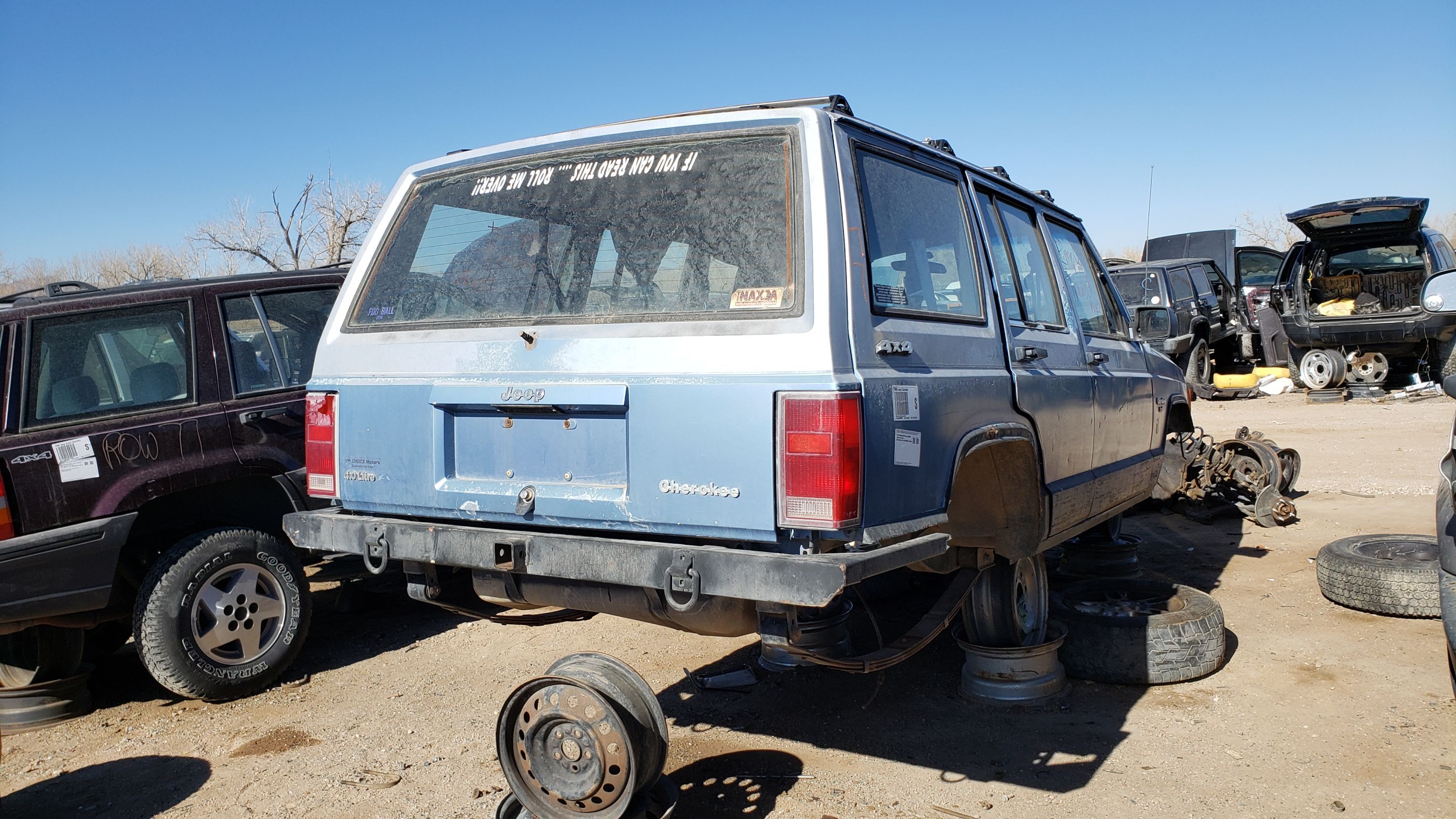 jeep xj junkyard lift