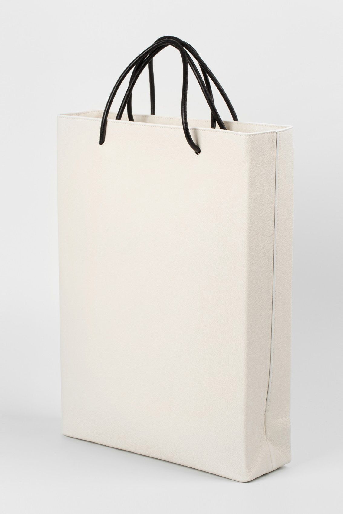 balenciaga paper bag leather