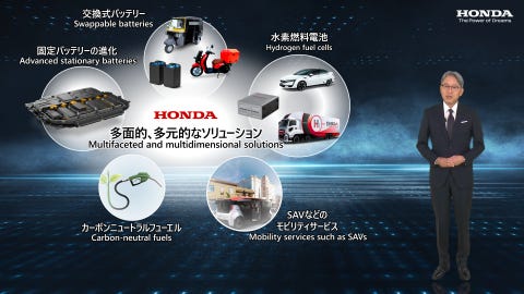 honda présente ses progrès vers l'électrification et la transformation de l'entreprise pour l'avenir lors de la conférence de presse d'avril 2022