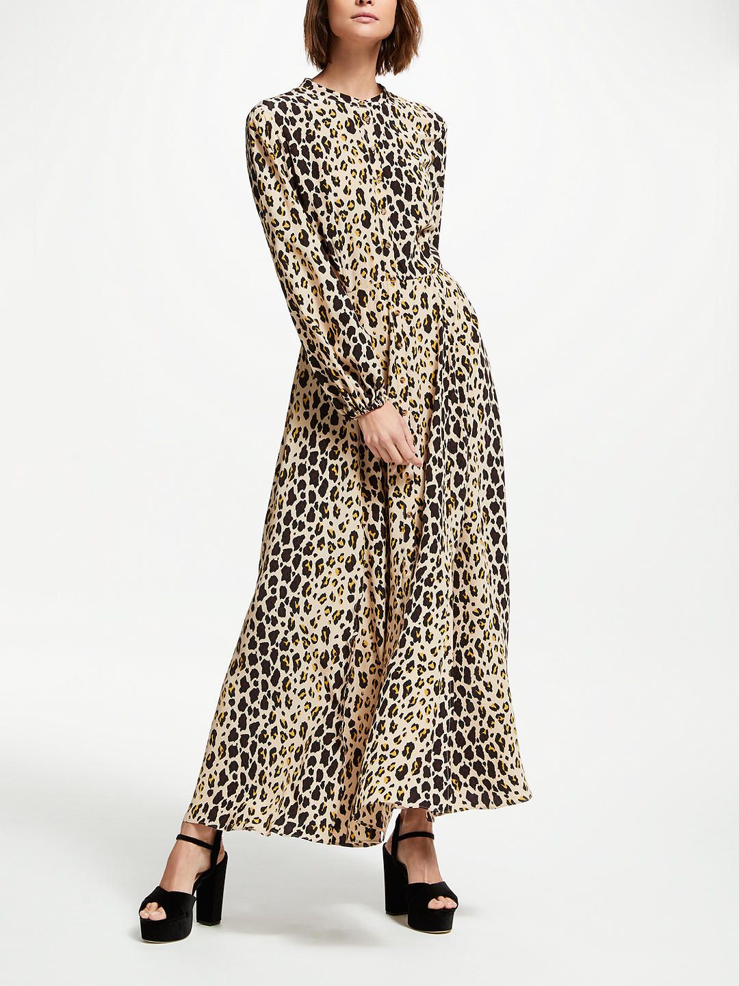 alice temperley leopard print dress