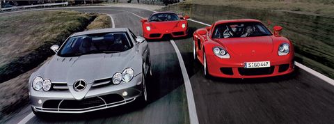 Crown Jewels: Carrera GT, Enzo, SLR McLaren