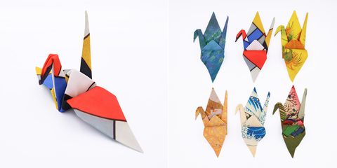 Origami paper, Origami, Art, Art paper, Paper, Craft, Illustration, Creative arts, Graphic design, Paper product, 