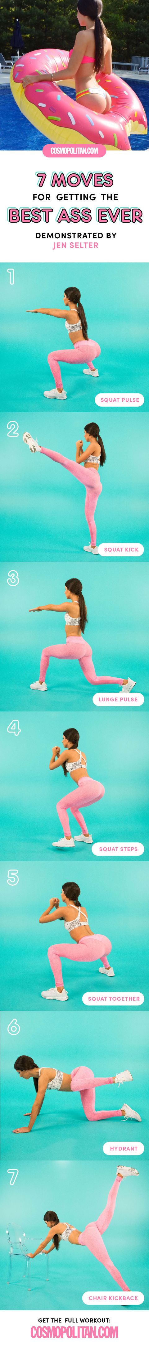 7 Moves for Getting the Best Ass Ever, Demonstrated by Jen Selter