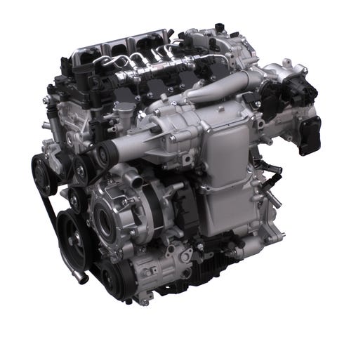 Why Mazda Isn T Following The Small Displacement Turbocharged Trend Mazda Skyactiv X Prototype Engine
