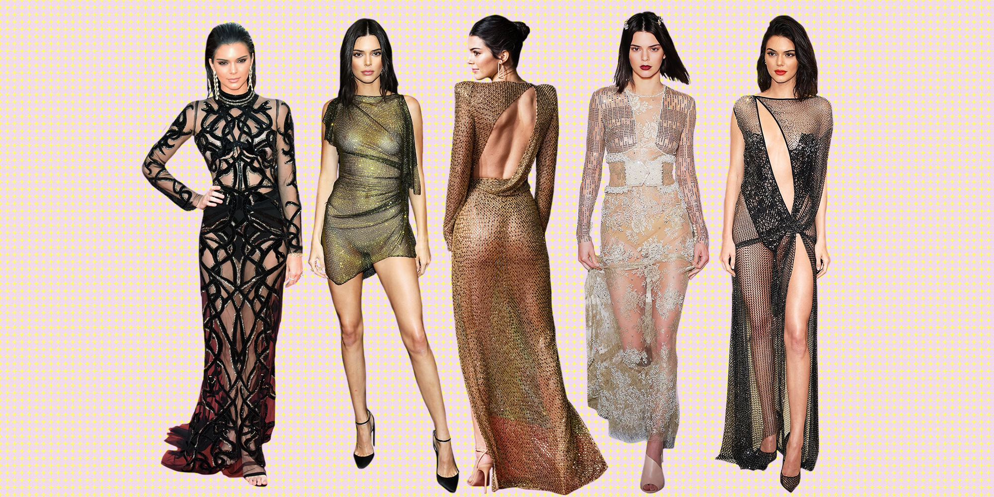 2000px x 1000px - Kendall Jenner's Most Naked Outfits - Kendall Jenner's ...