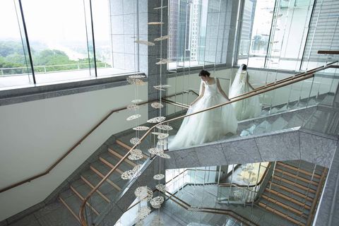 パレスホテル東京の螺旋階段