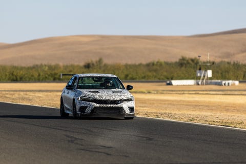 See 2022 Honda Civic Si Teased in Racing Version with Big Wing