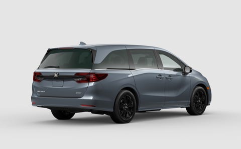 2022 Honda Odyssey Sport rear 2023 honda odyssey athletics rear