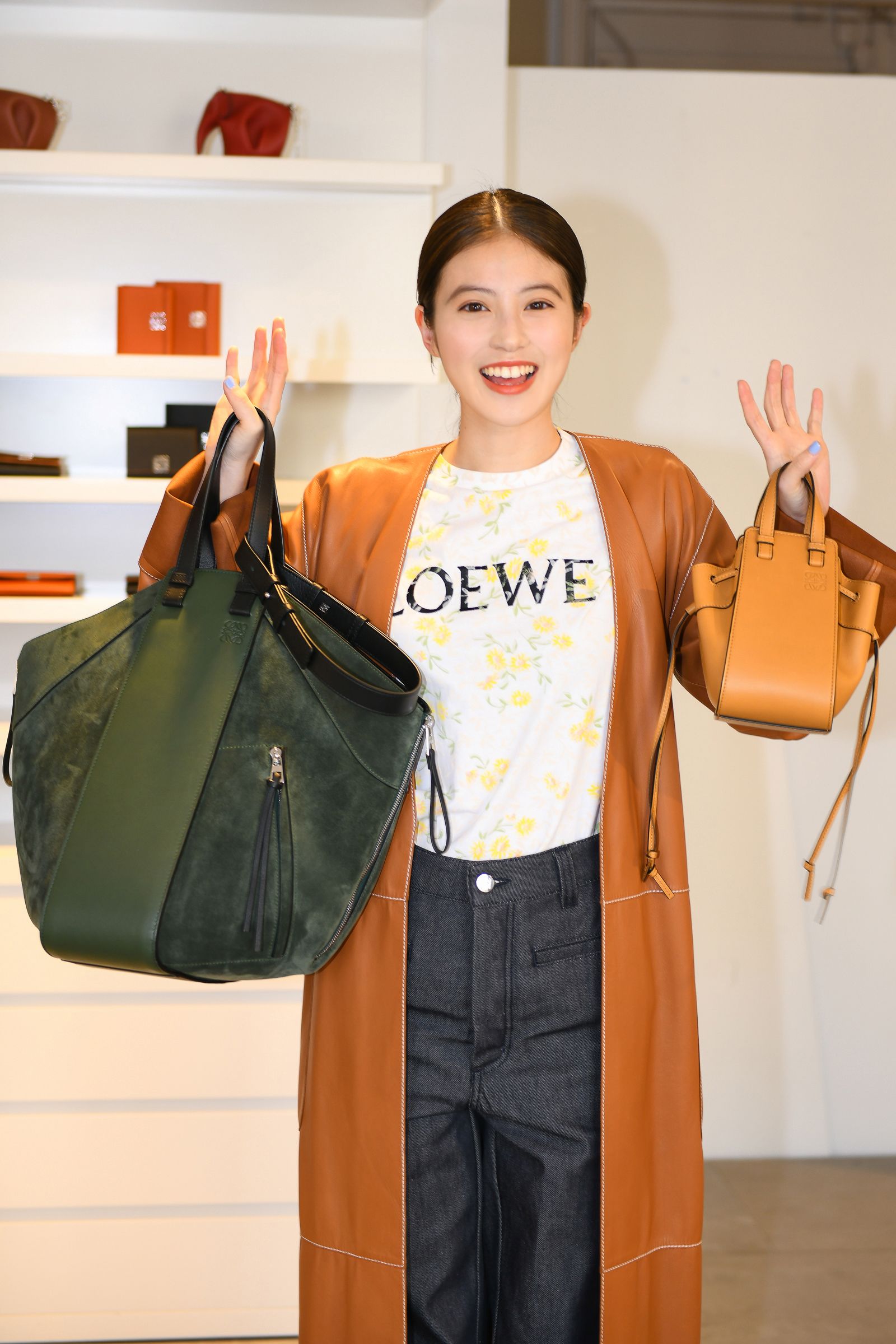 今田美桜着用 ロエベ LOEWE パンツ ブラック | www.innoveering.net