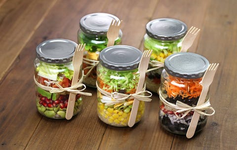 Mason jar salads Mason jar salads