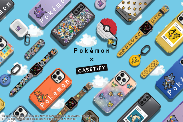 ピクセルアートが可愛い ポケモンとcasetifyのコラボアイテムが発売