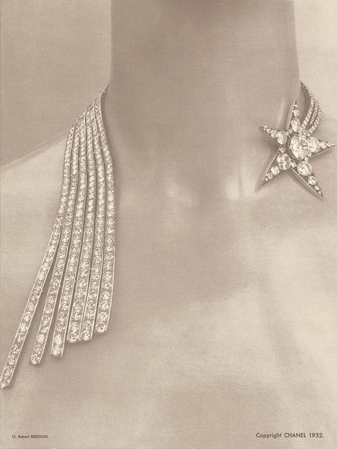 © photography of robert bresson, "bijoux de diamants", chanel, 1932