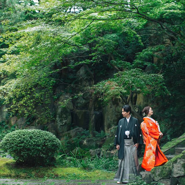 ハイアット リージェンシー 京都のフォトスポット、緑の日本庭園