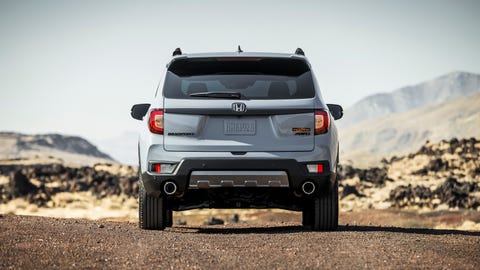 2022 Honda Passport TrailSport rear exterior 2022 honda passport trailsport rear exterior