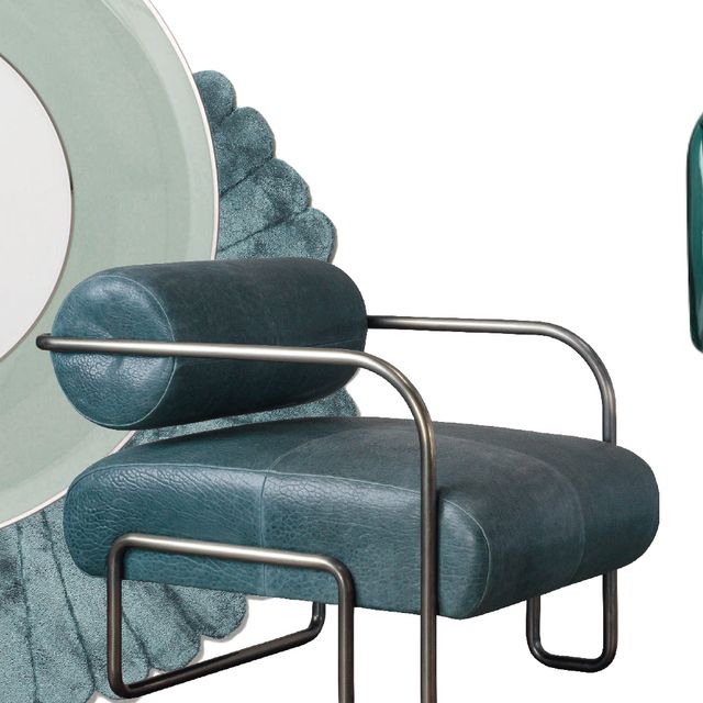 Furniture, Product, Chair, Turquoise, Table, Room, Glass, Material property, Interior design, 