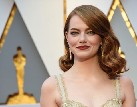 nominee for best actress la la land emma stone arrives on the red carpet for the 89th oscars on february 26, 2017 in hollywood, california   afp  valerie macon        photo credit should read valerie maconafp via getty images