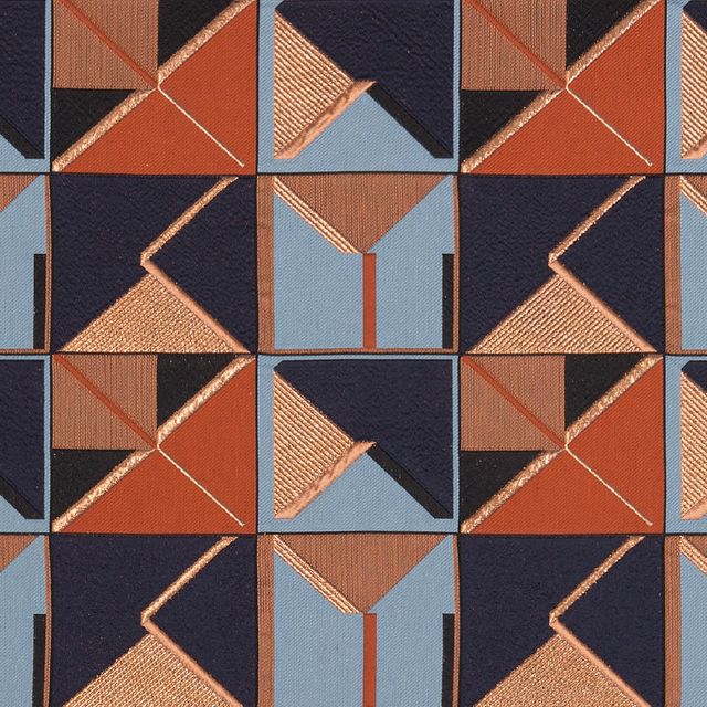 Pattern, Orange, Brown, Triangle, Tile, Pattern, Symmetry, Design, Beige, Floor, 