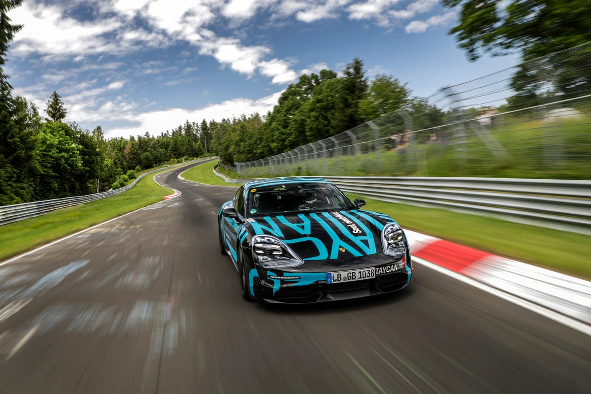 2020 Porsche Taycan Gets A Workout At Nardo And The