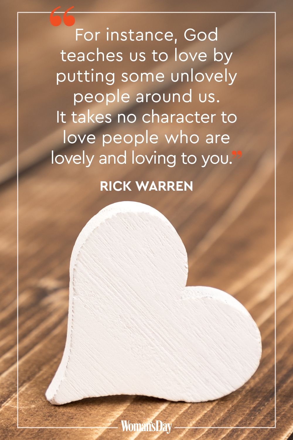 rick warren quotes on love