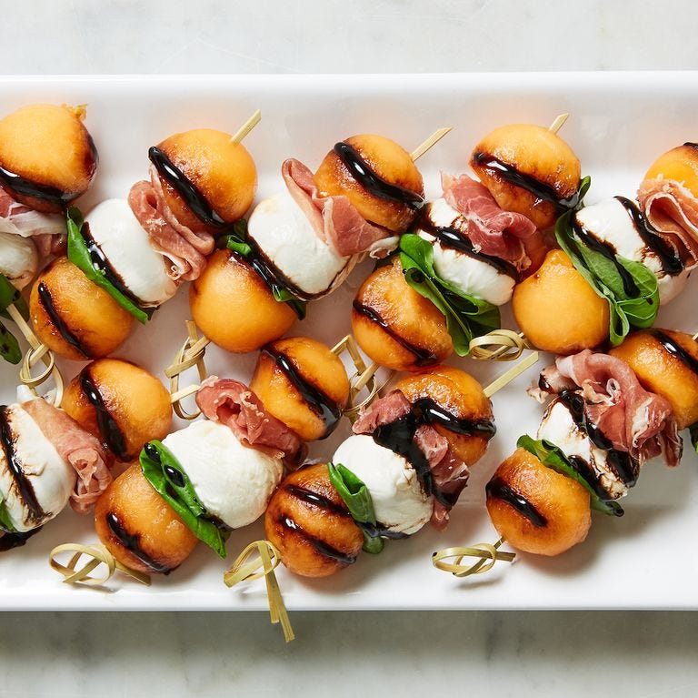 Melon Prosciutto Skewers = The Perfect Salty/Sweet Bite