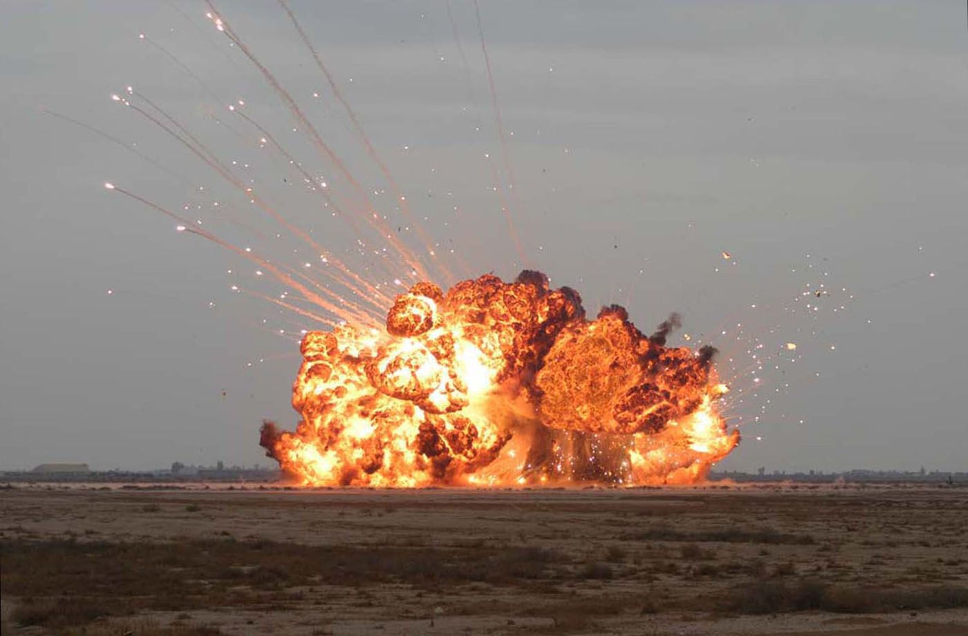 US Military – Explode 200 Pounds of Explosives