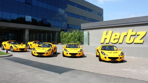 hertz lotus rental cars in the uk