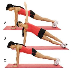 Planks and Push-ups