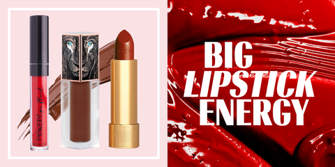 Red, Lipstick, Cosmetics, Product, Beauty, Lip care, Lip, Material property, Ammunition, Brand, Red, Lipstick, Cosmetics, Product, Beauty, Lip care, Lip, Material property, Ammunition, Brand,
