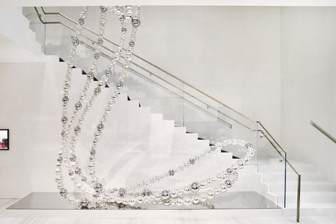 White, Stairs, Font, Glass, 