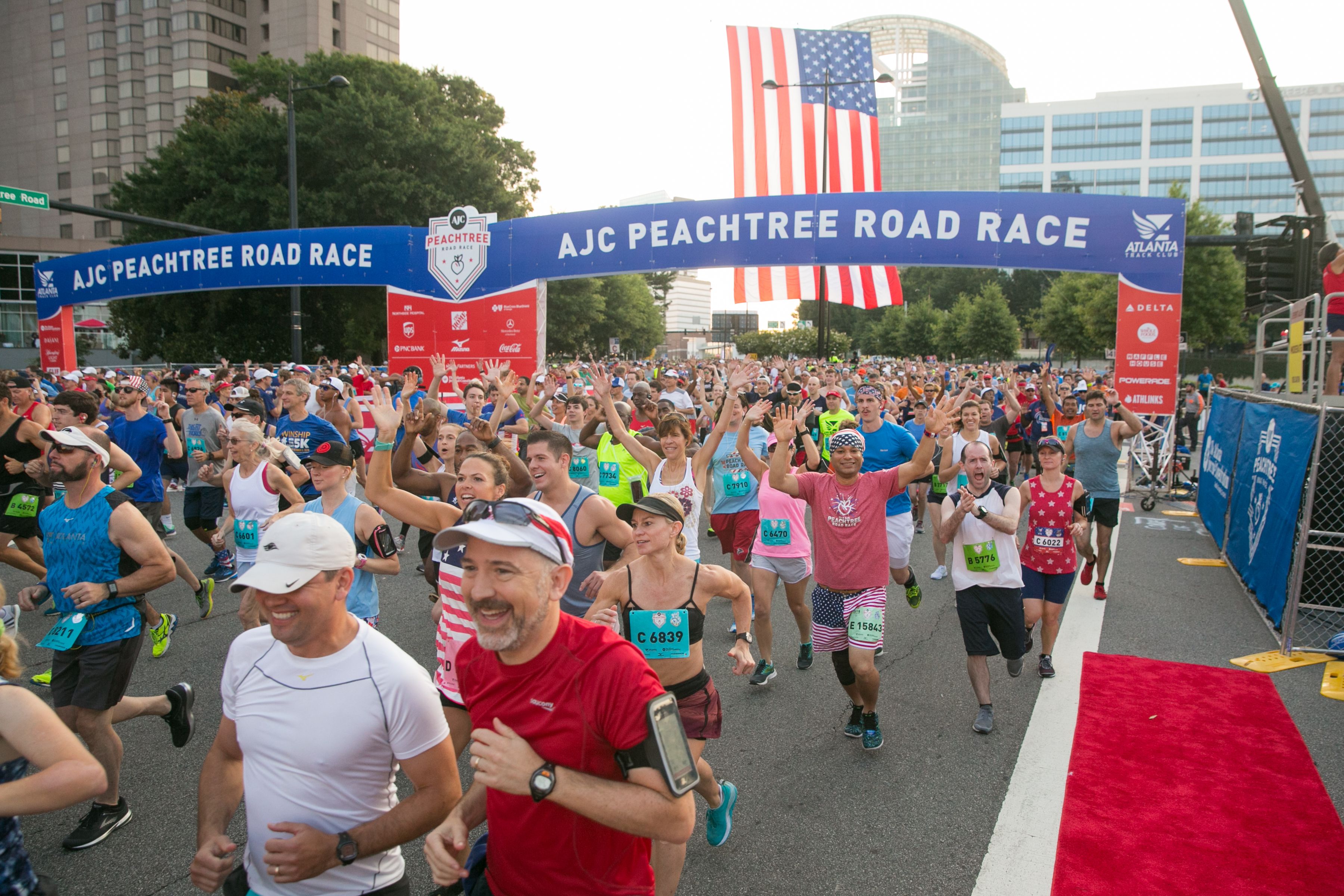 mizuno peachtree road race