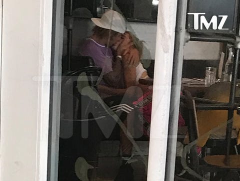 Justin Bieber And Hailey Baldwin Make Out At 12 Chairs