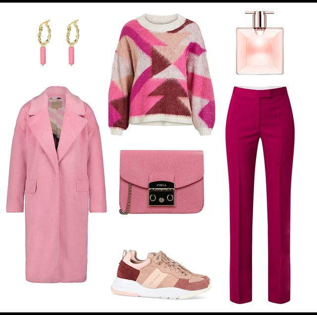 Pink, Clothing, Fashion, Trousers, Footwear, Magenta, Crop top, Jeans, Style, sweatpant, 