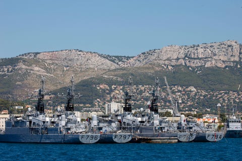 France, Var, Toulon. Toulon military harbor Paris. France.