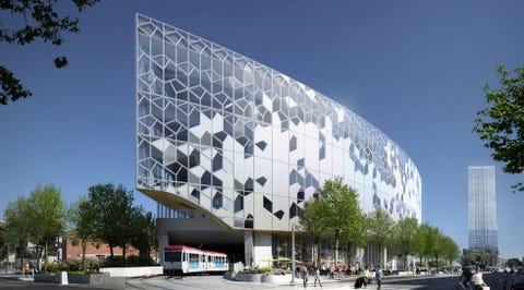 Architecture, Building, Commercial building, Mixed-use, Facade, Urban design, Headquarters, Metropolitan area, Corporate headquarters, Design,