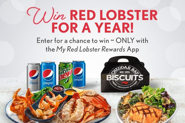 red lobster say goodbye to 2020 sweepstakes