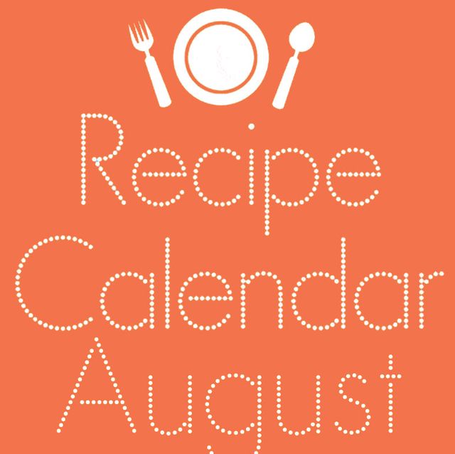 8月のレシピカレンダー