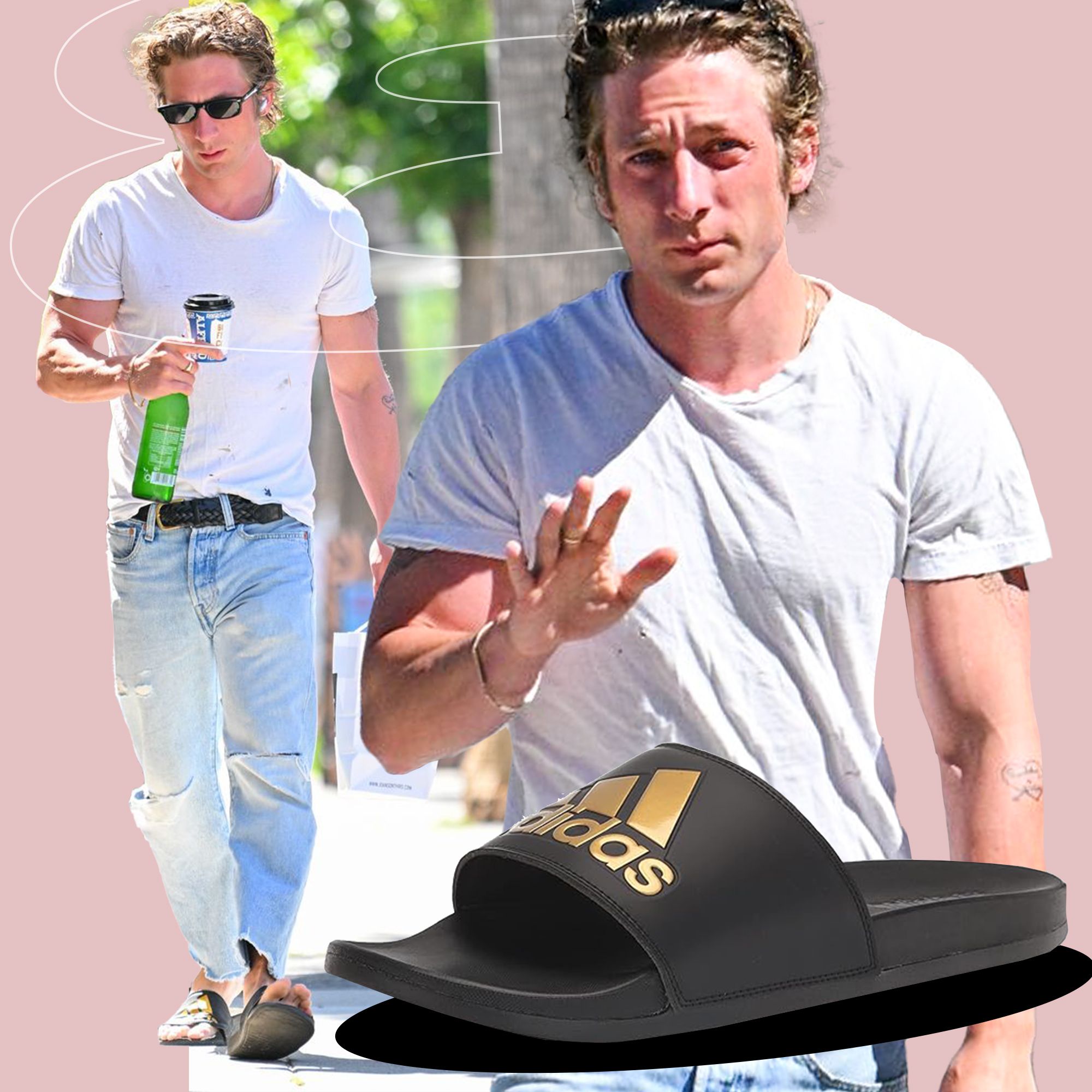 Jeremy Allen White Took Your Lazy-Day Slides on a Stroll