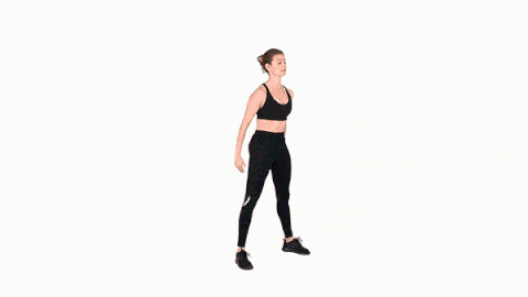 Body Weight Tempo Sqaut Gif, 1Rebel Trainer