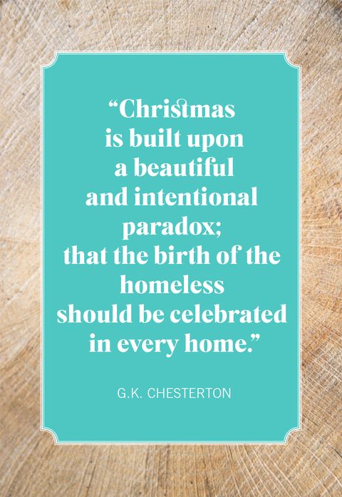 gk chesterton christmas quotes