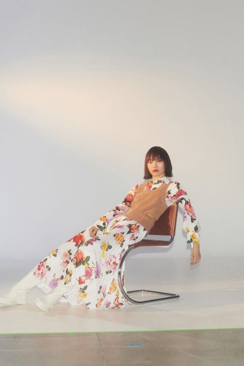 msgm floral dress