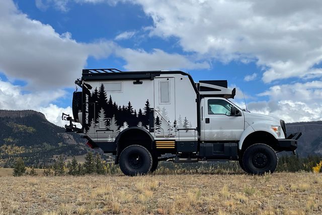 global expedition vehicles ford f 750 based overlander off road truck
