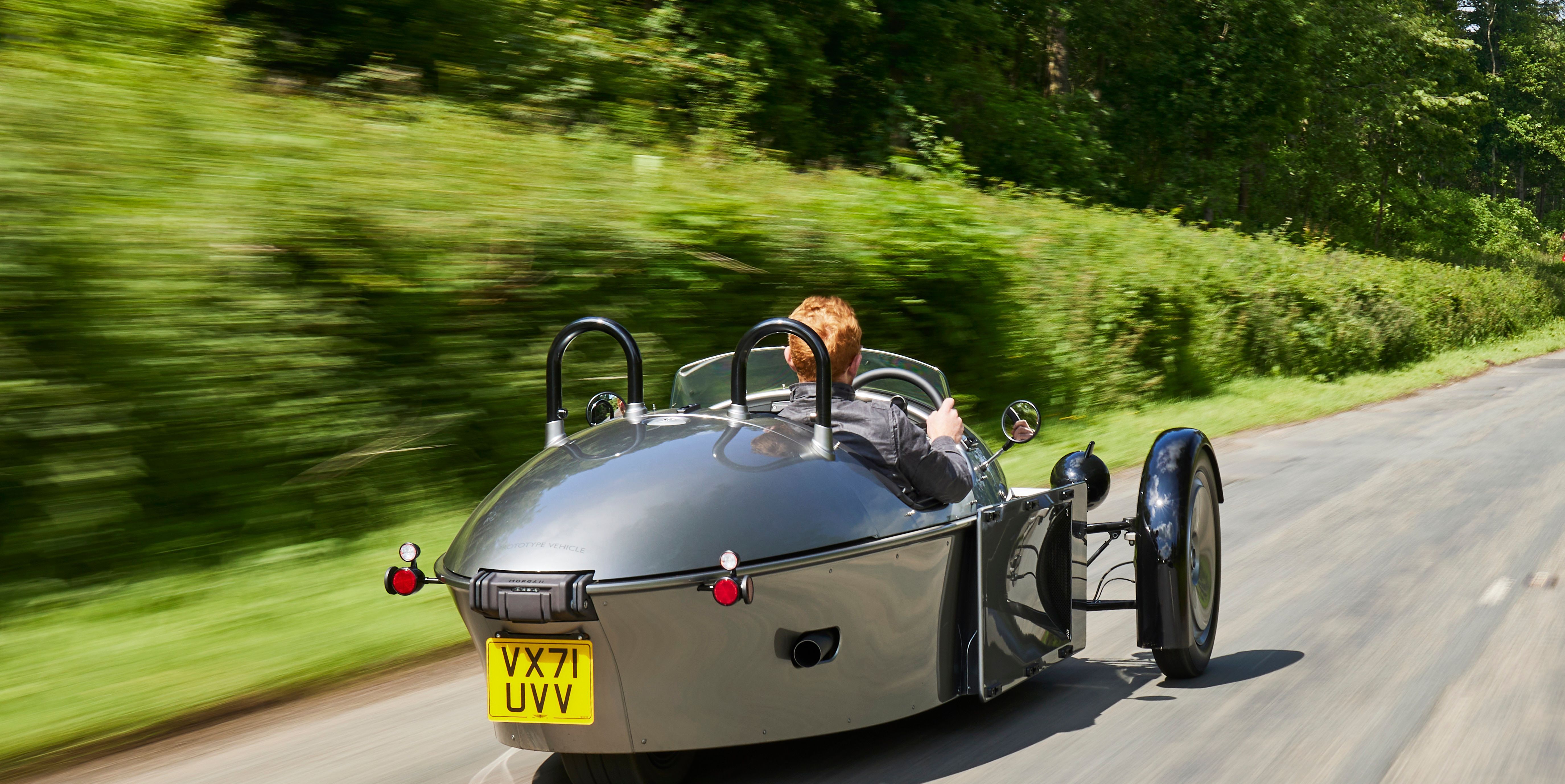 Morgan Trike Sharpens Driving Experience with Water-Cooled Ford Engine