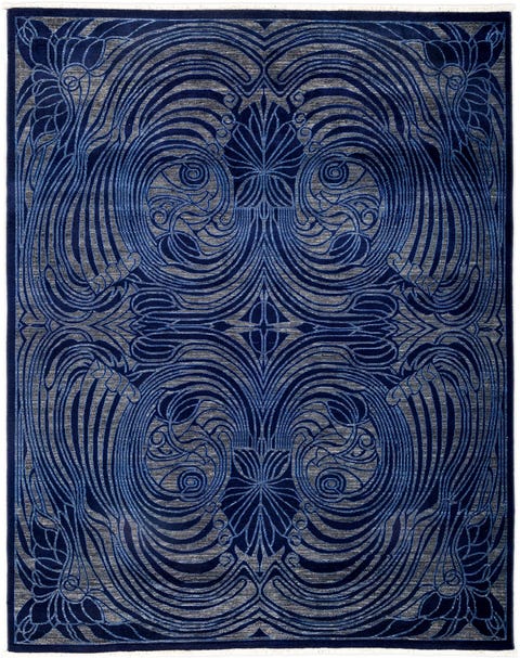 20 Navy Rugs That Celebrate Classic Design - Navy Area Rug