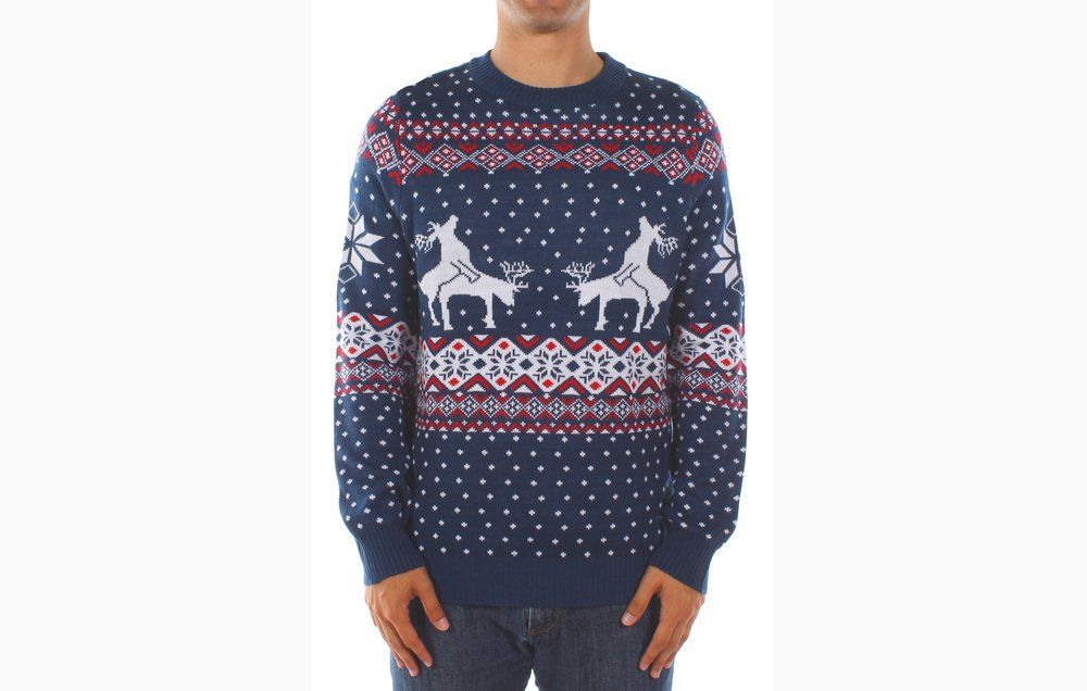 manly ugly christmas sweater