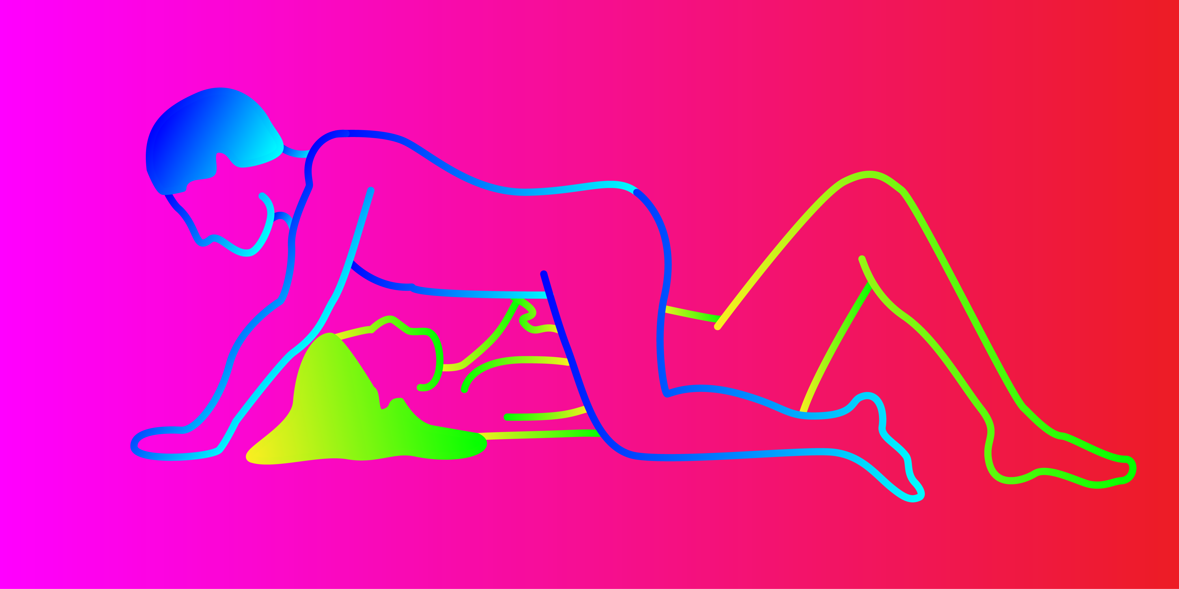 An illustration of the april fool's paradise sex position