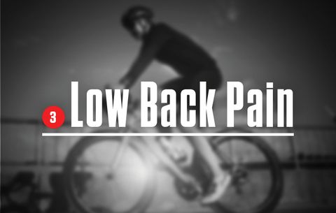 cycling pain, low back