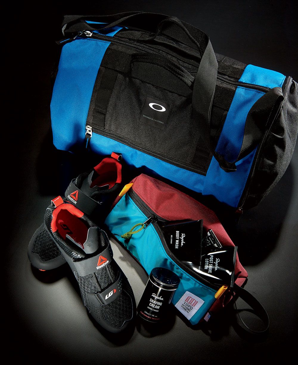 sram cycling duffel bag