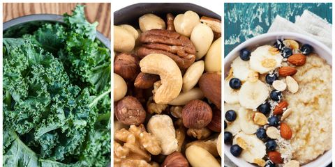 nutritionist favorite healthy foods kale nuts oatmeal 