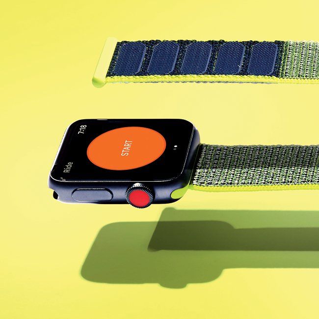apple watch series 3 cycling